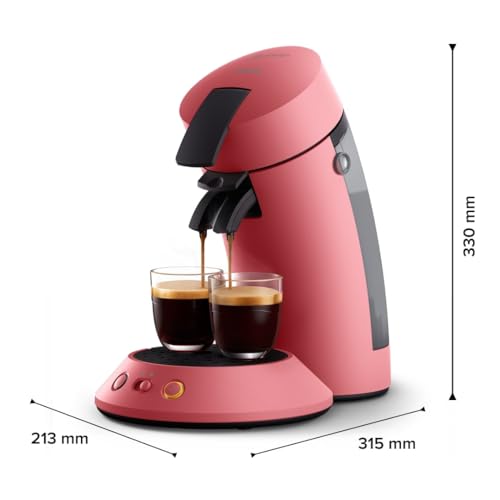 Machine à café à dosettes SENSEO Original Plus CSA210/35 - Rouge Tendre