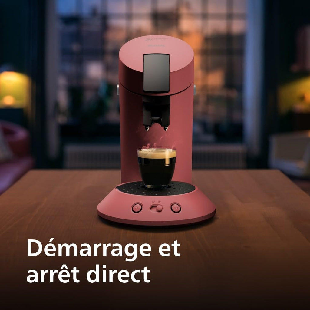 Machine à café à dosettes SENSEO Original Plus CSA210/35 - Rouge Tendre