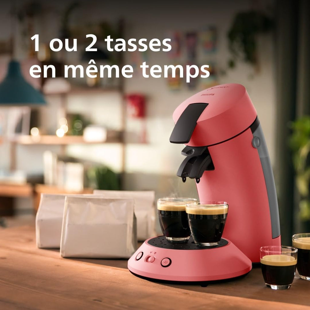 Machine à café à dosettes SENSEO Original Plus CSA210/35 - Rouge Tendre