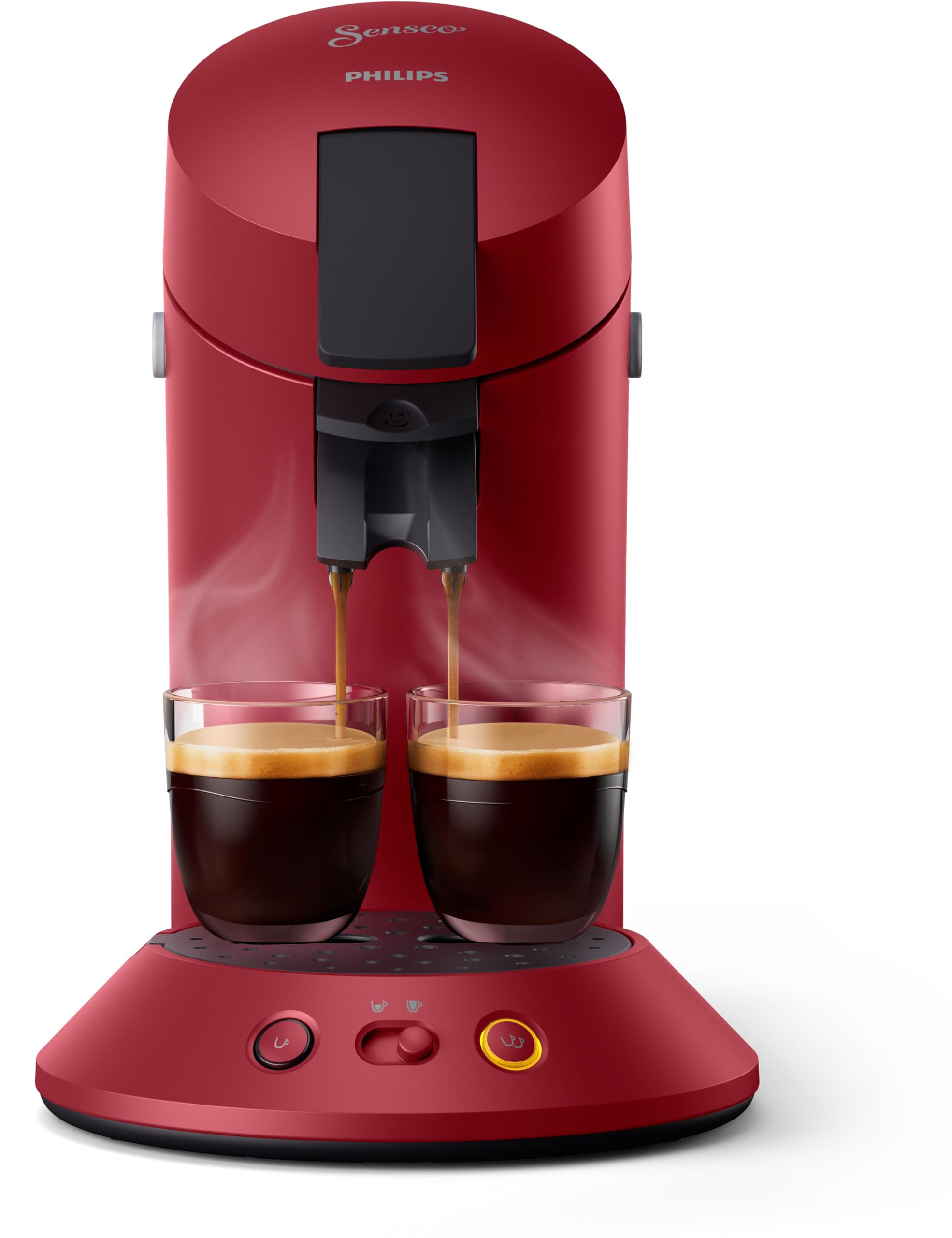Machine à café à dosettes SENSEO Original Plus CSA210/91 - Rouge