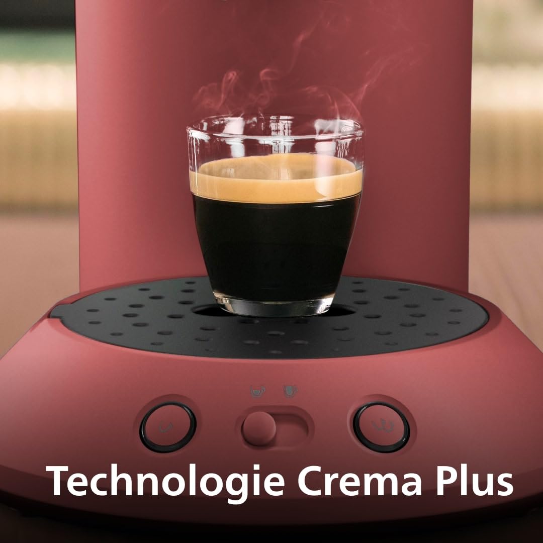 Machine à café à dosettes SENSEO Original Plus CSA210/35 - Rouge Tendre