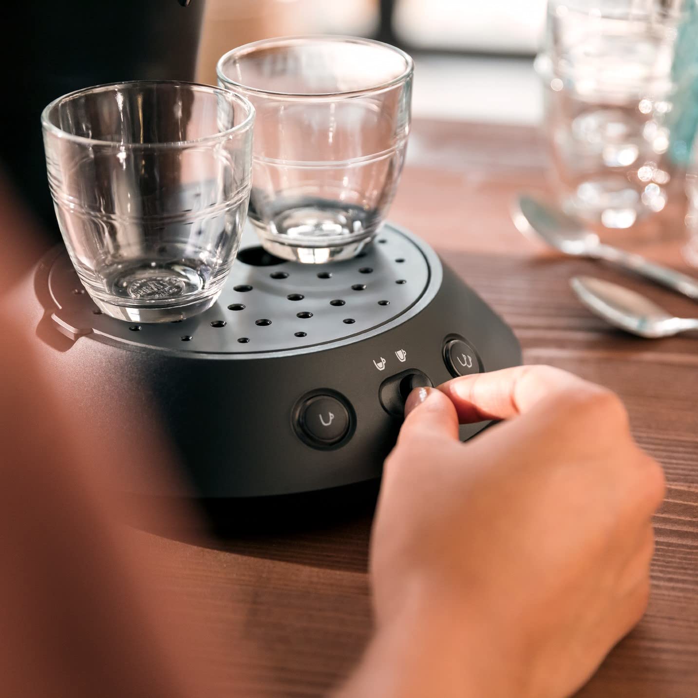 Machine à café à dosettes SENSEO CSA210/22 - Noir