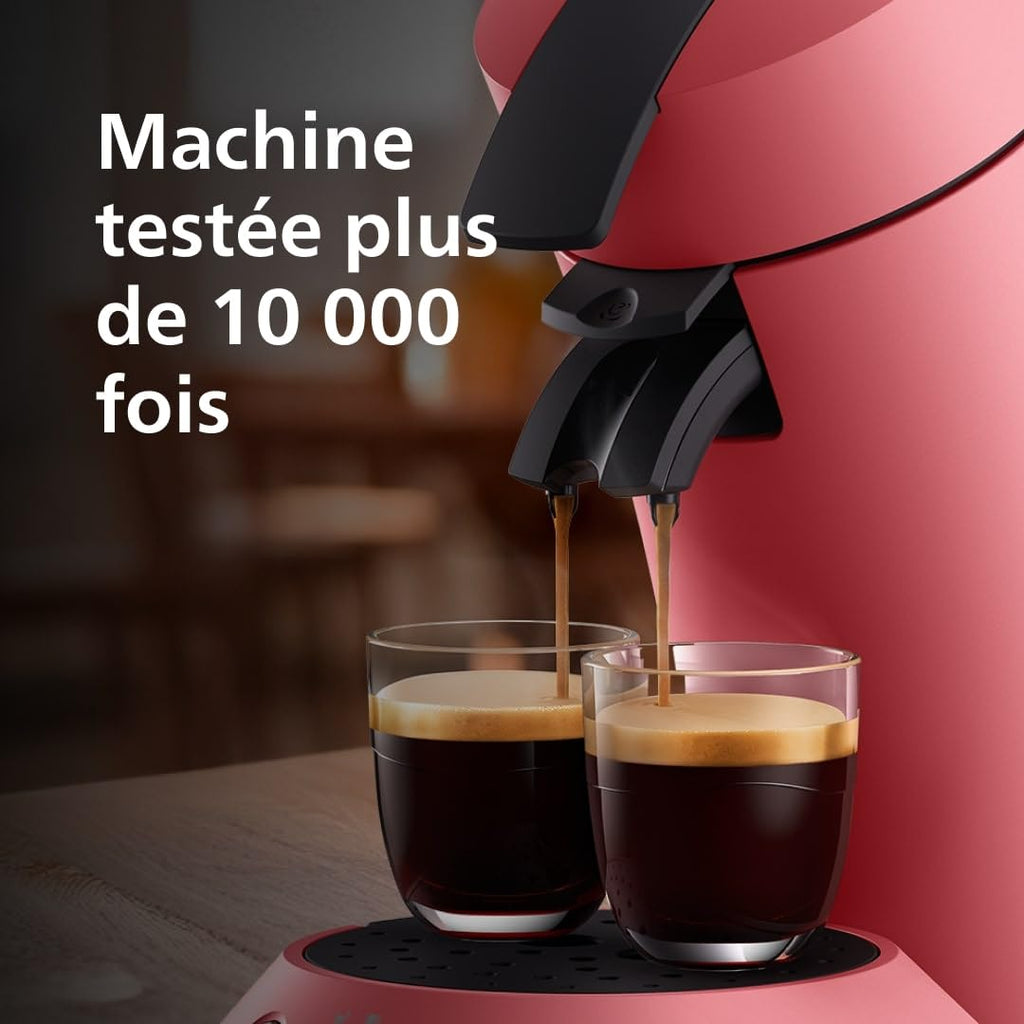 Machine à café à dosettes SENSEO Original Plus CSA210/35 - Rouge Tendre