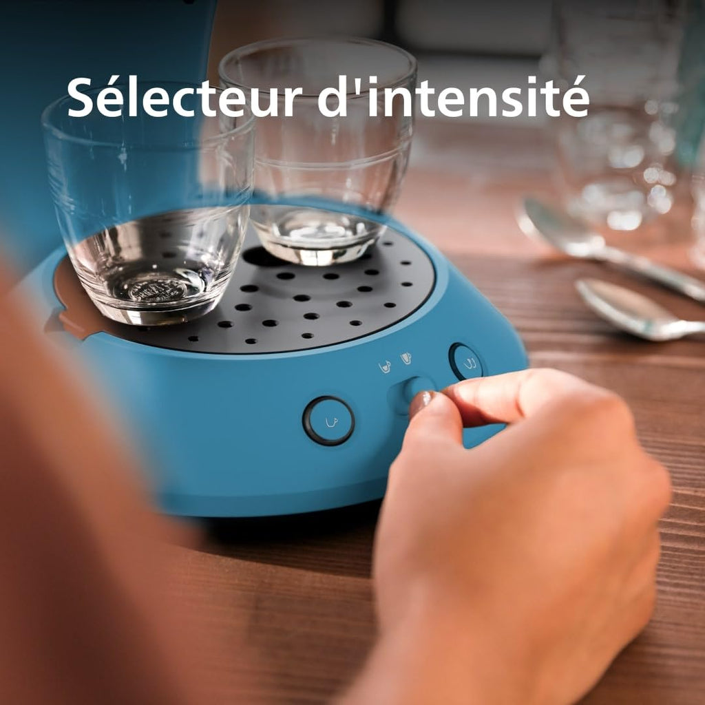 Machine à café à dosettes SENSEO Original Plus CSA210/00 - Bleu Paon