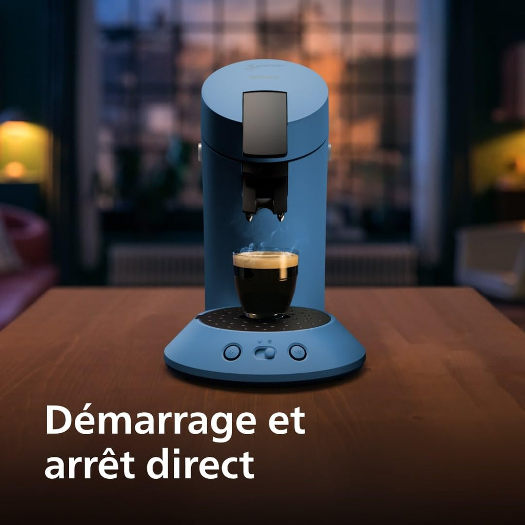 Machine à café à dosettes SENSEO Original Plus CSA210/00 - Bleu Paon