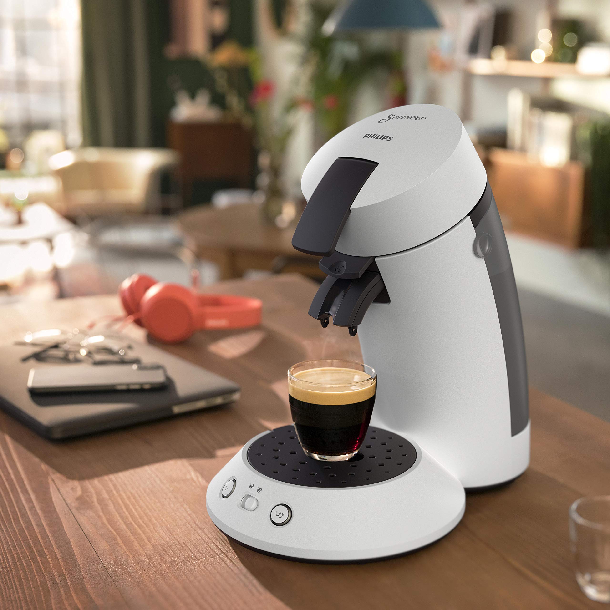 Machine à café à dosettes SENSEO Original Plus CSA210/11 - Blanc