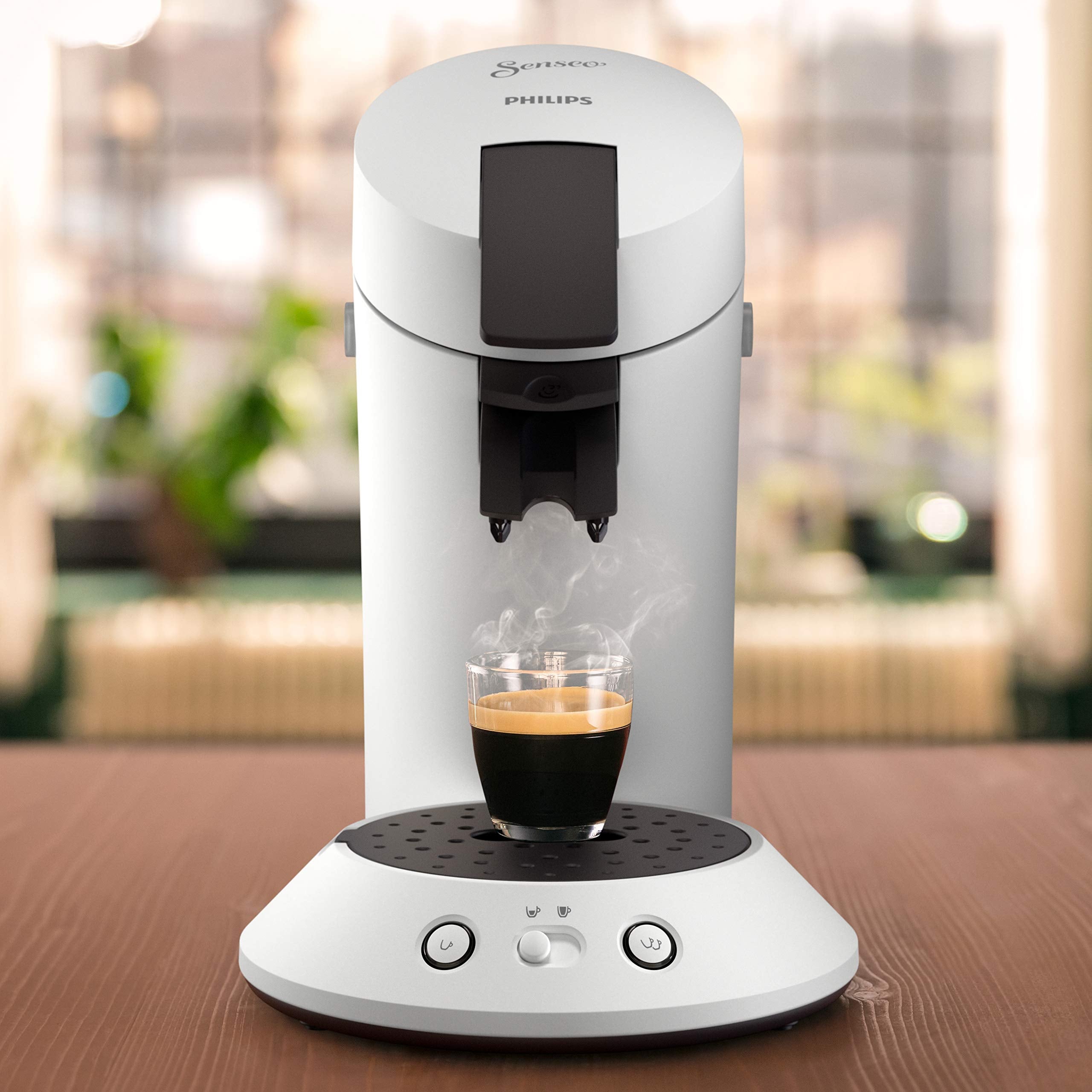 Machine à café à dosettes SENSEO Original Plus CSA210/11 - Blanc