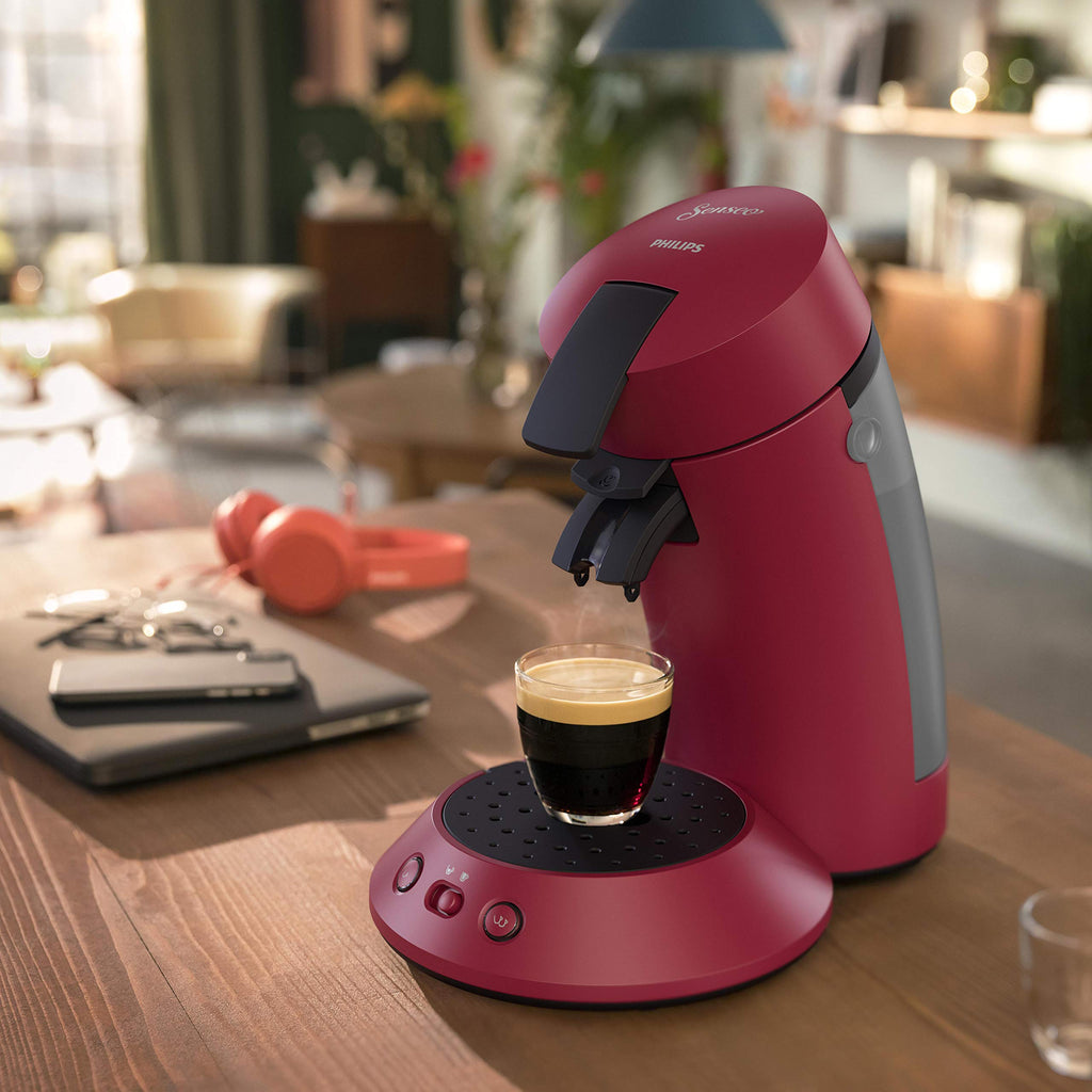 Machine à café à dosettes SENSEO Original Plus CSA210/91 - Rouge